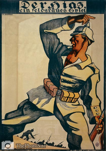 Der Hias, ein feldgraues Spiel - German World War I Poster - Click Image to Close