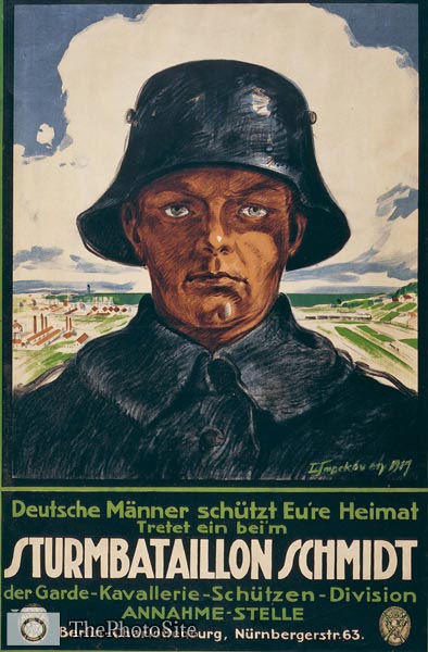 Storm Battalion Schmidt - Germany World War I Poster - Click Image to Close