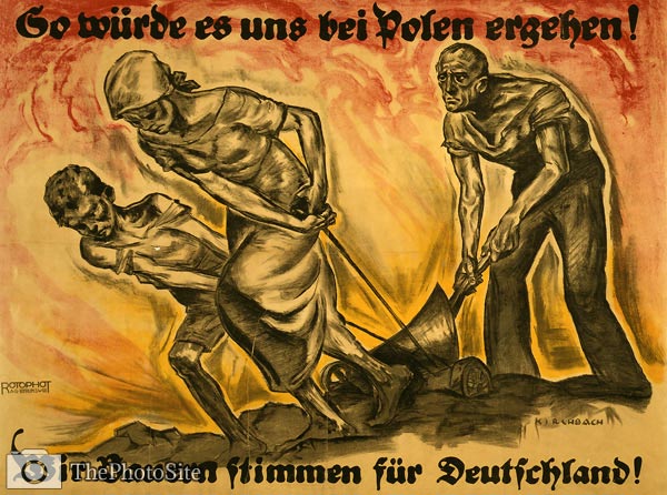So wurde es uns bei Polen erehen! German wwi Poster - Click Image to Close