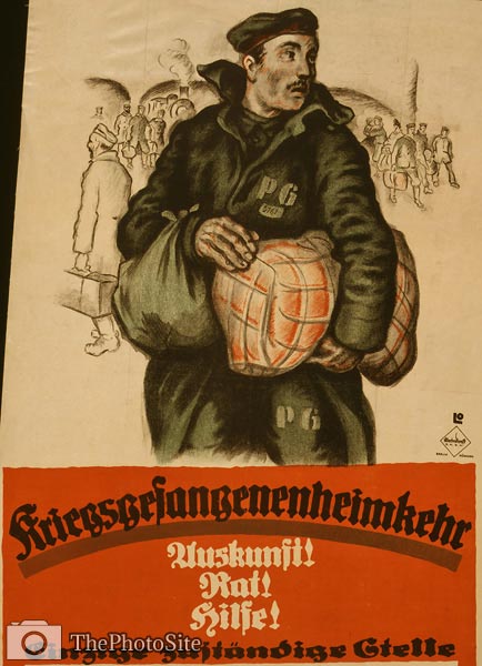 German prisoners of war - World War One Poster - Click Image to Close