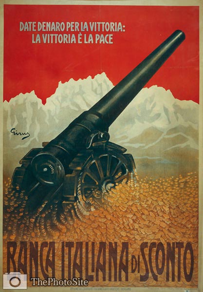 Italian World War I Poster - Click Image to Close