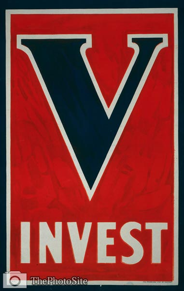 Invest V for Victory War Poster - Click Image to Close