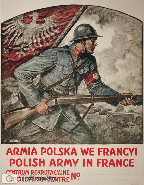 Polish Army in France World War I Poster - Click Image to Close