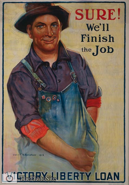 Sure! We'll finish the job World War I Poster - Click Image to Close