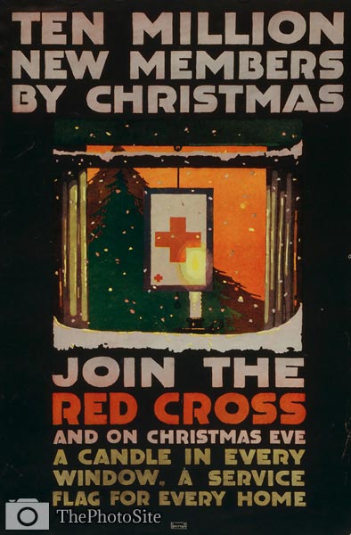 Ten million new members by Christmas WWI Poster - Click Image to Close