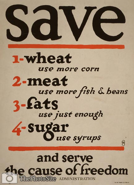 Save food and serve freedom Poster - Click Image to Close