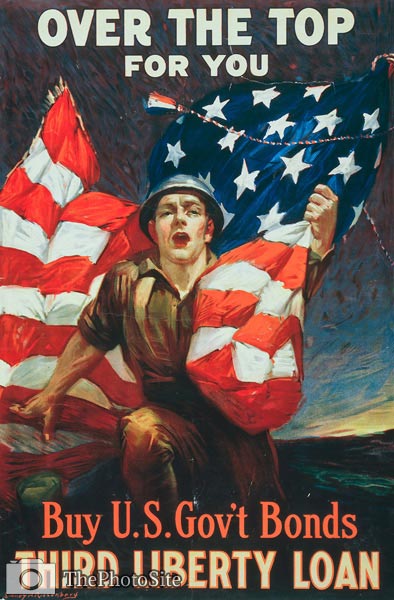 Over the top for you American War Poster - Click Image to Close