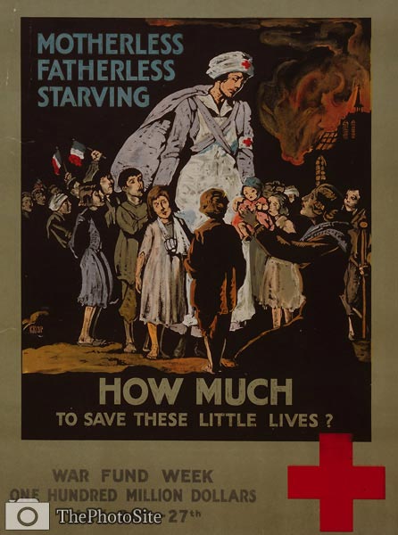 How much to save these little lives? War Poster - Click Image to Close