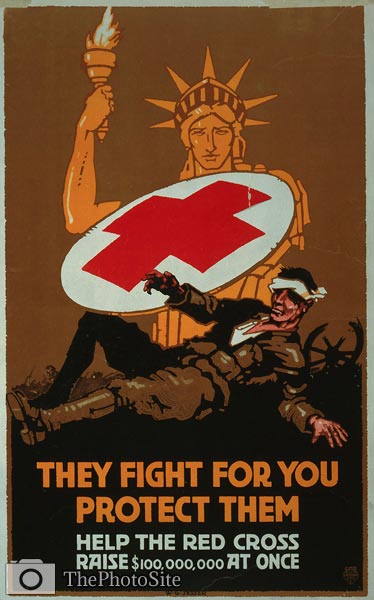 They fight for you American ww1 Poster - Click Image to Close