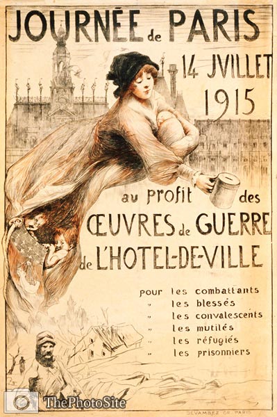 Journee de Paris guerre de l'H?tel-de-Ville, Paris - Click Image to Close