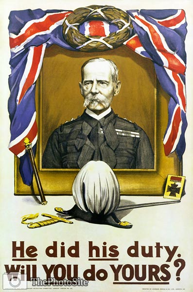 Poster of Lord Kitchener 1916 - Click Image to Close
