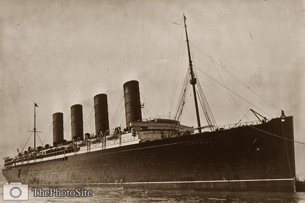 RMS Lusitania British ocean liner - Click Image to Close