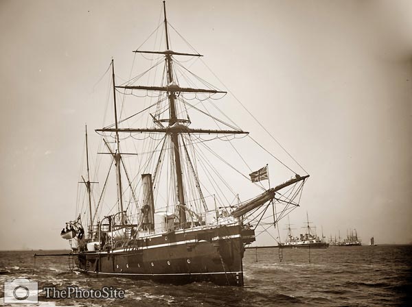 British ship H.M.S. Partridge 1893 - Click Image to Close