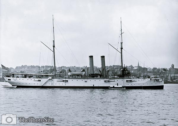 U.S.S. Tacoma American Cruiser Warship 1905. - Click Image to Close