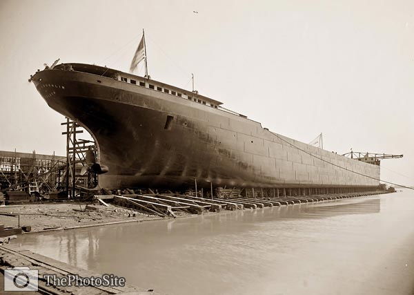 S.S. James Laughlin Freighter Cargo Ship before launch 1906 - Click Image to Close