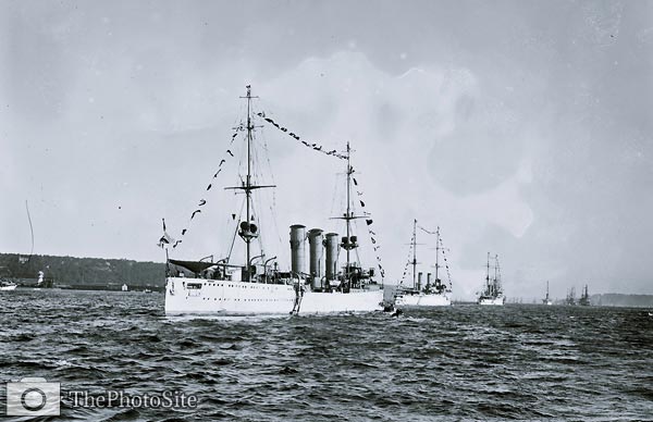 SMS Dresden German Imperial Navy light cruiser ship - Click Image to Close