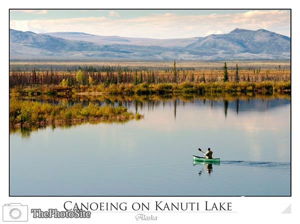 Canoeing on Kanuti Lake - Click Image to Close