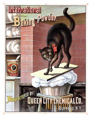 International baking powder Advertising Poster 1885