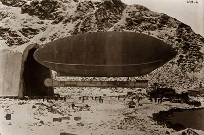 Blimp-Wellman air ship, Spitzbergen
