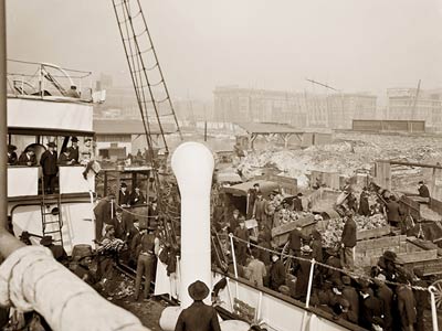Banana steamboat, Baltimore, Maryland, 1905