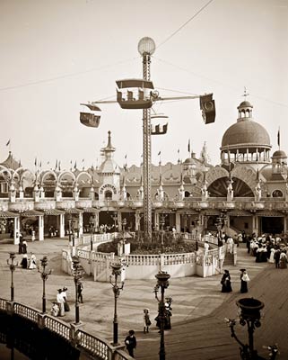 Whirl amusement ride Luna Park Coney Island, NY 1905
