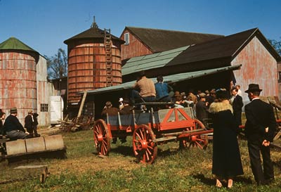 Farm auction, Derby Connecticut, September 1940