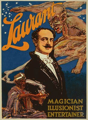 Eugene Laurant magician illusionist entertainer Poster