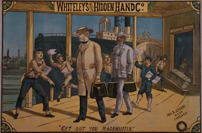 Whiteley's Original Hidden Hand Co. Poster