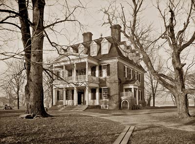 Shirley Plantation House, James River, Charles City County