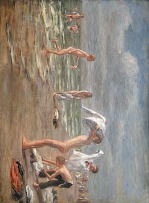 Boys Bathing Max Liebermann