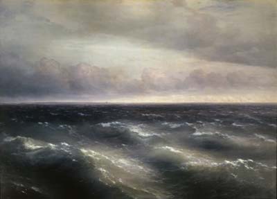 The black sea by Ivan Aivazovsky