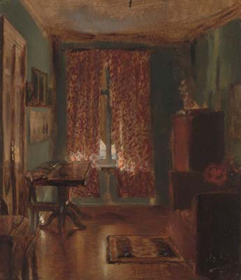 the artist's sitting room in ritterstrasse 1851 - Click Image to Close