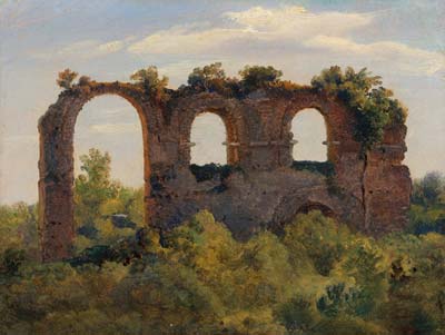 A section of the claudian aqueduct Rome
