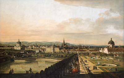 Vienna Viewed from the Belvedere Palace - Click Image to Close