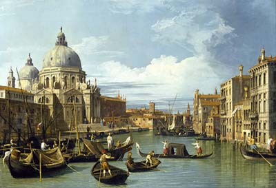 The Entrance to the Grand Canal, Venice - Click Image to Close