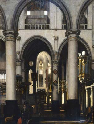 View of a church Interior - Click Image to Close