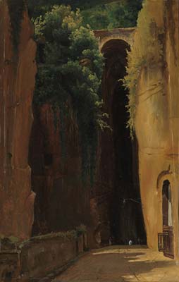 The grotto of posilipo Naples - Click Image to Close