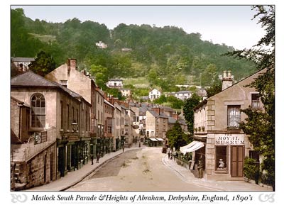 Matlock South Parade and Heights of Abraham, Derbyshire
