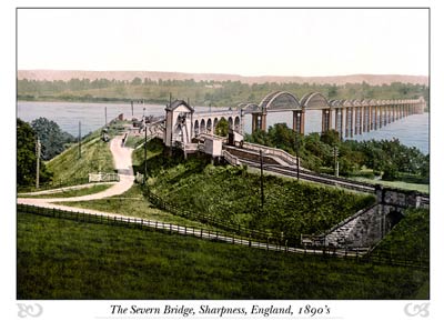 The Severn Bridge, Sharpness, England