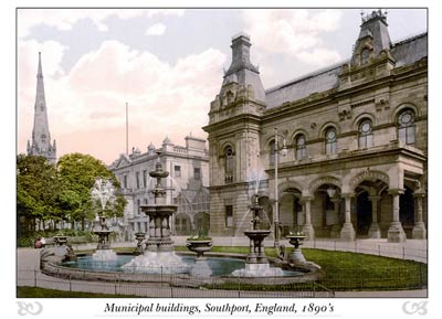 Municipal buildings, Southport, England