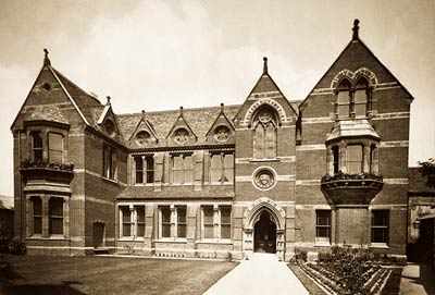 Cambridge Union Society by architect Alfred Waterhouse (English,