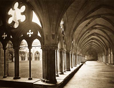 Salisbury Cathedral Cloisters Victorian Britain