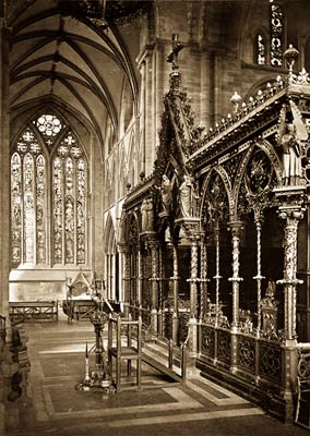 Sir Gilbert Scott's Screen, Hereford Cathedral victorian era