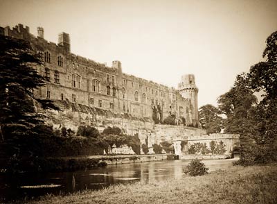 Warwick Castle antique photograph