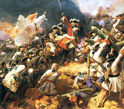 The battle of Denain by Jean Alaux