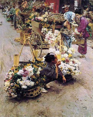 The Flower Market, Tokyo Robert Frederick Blum