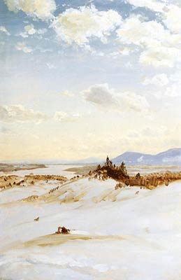 Winter Scene, Olana Frederic Edwin Church