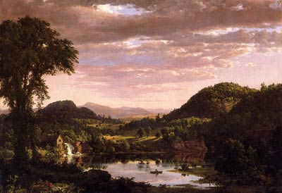 New England Landscape aka Evening after a Storm Frederic Edwin C
