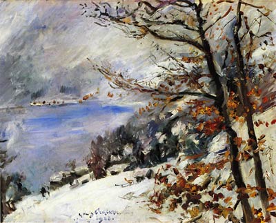 The Walchensee in Winter Lovis Corinth