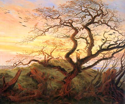 The crows Tree Caspar David Friedrich